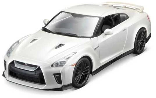 Bburago Nissan GT-R 1:24 baltas