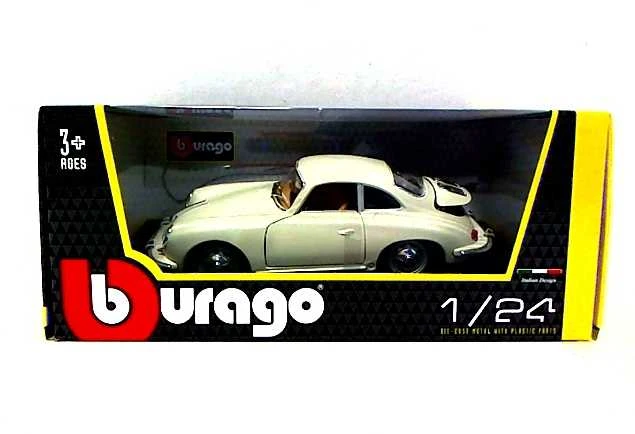 BBURAGO 1:24 automodelis Porsche 356B Coupe, 18-22079 CM
