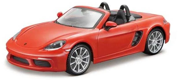 Bburago Porsche 718 Boxster Oranžinis 1: 24