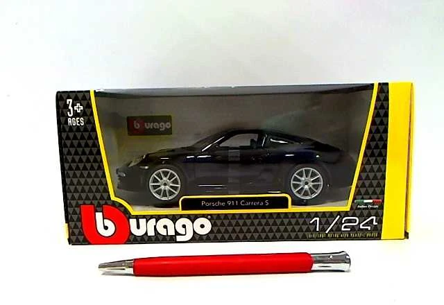 Bburago Porsche 911 Carrera S Juodas 1:24 BBURAGO