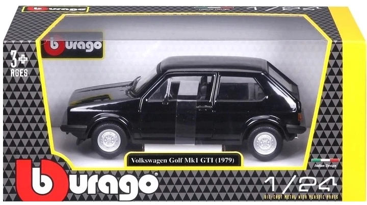 BBURAGO 1:24 automodelis Volkswagen Golf Mk1 GTI, 18-21089 BK