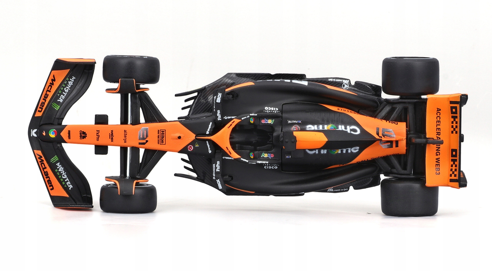 Formulės 1 bolido modelis Bburago McLaren F1 MCL38 Miami GP #81 Oscar Piastri, 2024, 1:43, 38214_81