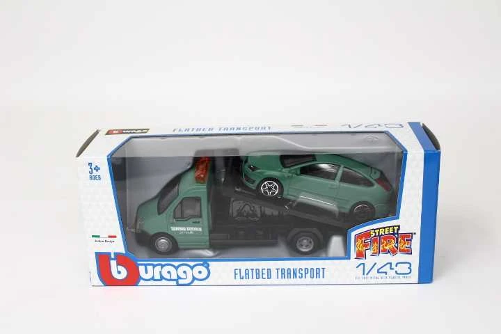 Bburago Street Fire Transport W Ford Focus St Dull 1:43