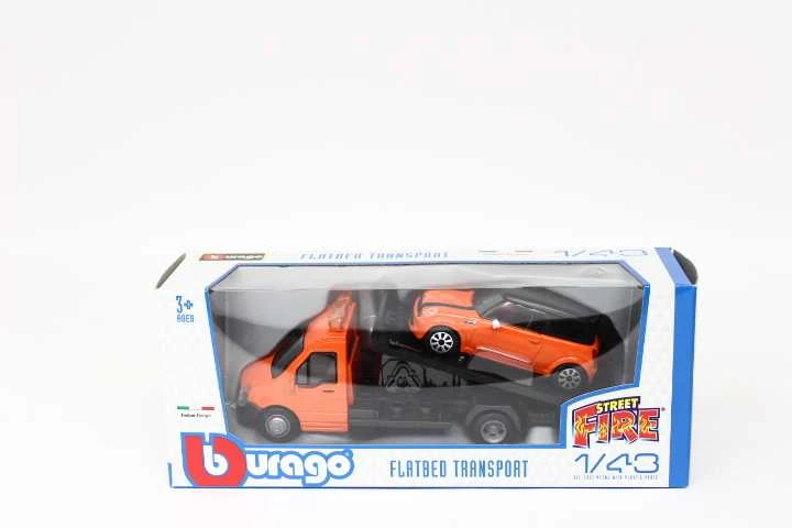 Bburago Street Fire Transport W Mini Cooper S 1:43 BBURAGO