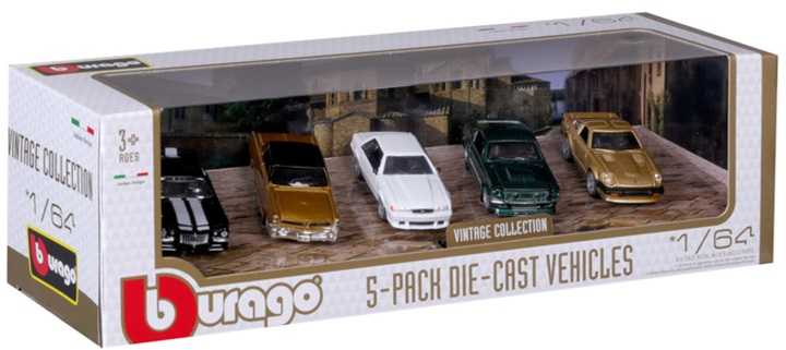 Bburago BBU 1:64 5 pakuočių Vintage Collection 59150VA 16686