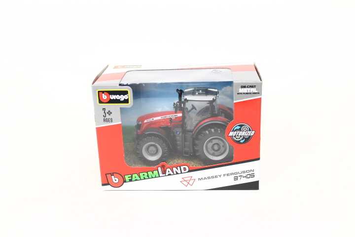Bburago BBU Traktor MasseyFerguson 8740S raudonas 10cm 31613