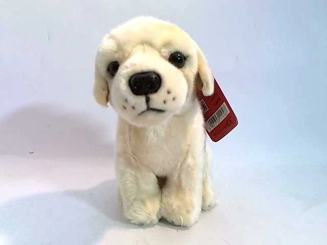 Beppe Pliušinis žaislas talismanas mielas žaislas Labradoro šuns sėdėjimas 20cm 13475