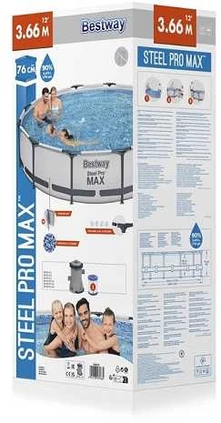 Bestway karkasinis baseinas 366cm Steel Pro Max (56416)