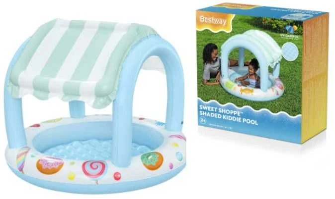 Pripučiamas vaikiškas baseinas Bestway su stogeliu, 104 × 84 cm