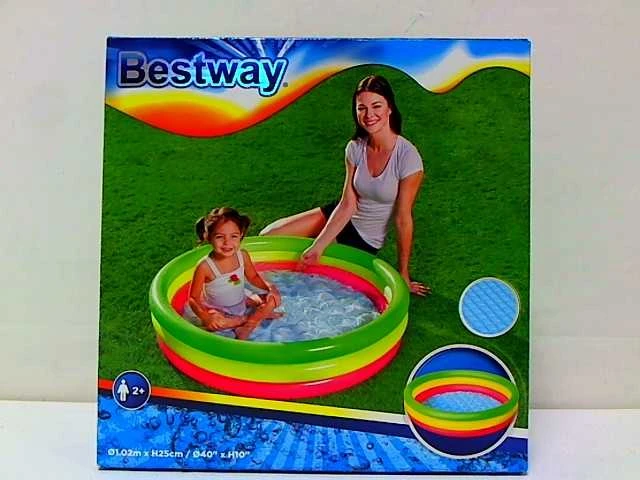 BESTWAY pripučiamas baseinas 102cm x 25cm, 51104