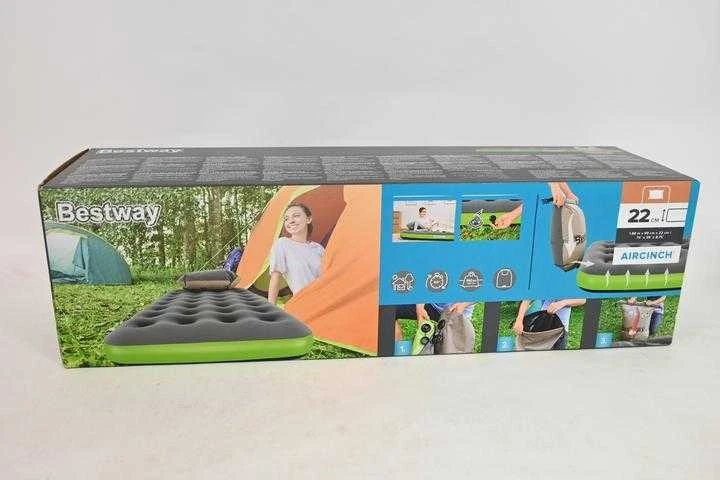 Pripučiamas turistinis čiužinys Bestway Pavillo Roll & Relax Twin, 188x99x22 cm