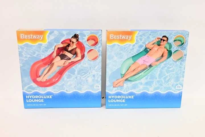 Bestway Inflatable mattress with mesh Vanduo lounger Raudonas 160cm 43103