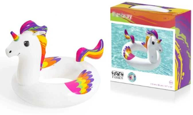 BESTWAY plaukimo ratas Fantasy Unicorn 119cm x 91cm., 36159