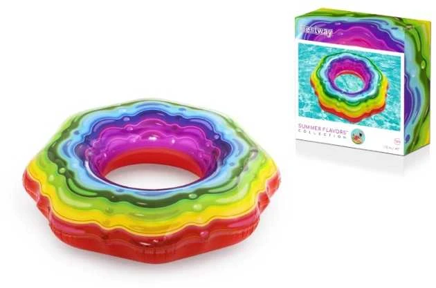 Bestway 36163 plūduriuojantis gaminys baseinui / paplūdimiui Multi spalvos Plaukimo žiedas Raštas PVC