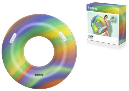 Plaukimo ratas Bestway Rainbow, Ø 119 cm