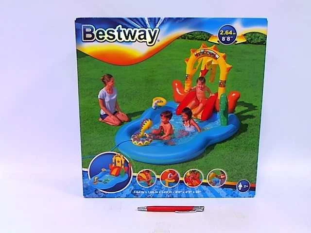Bestway Pripučiama žaidimų aikštelė su čiuožykla 264x188x140 cm
