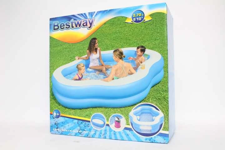 Bestway Baseinas Splashview, mėlynos ir baltos spalvos, 270x198x51cm