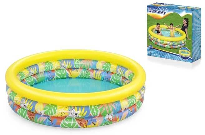 Bestway 51203 Pripučiamas baseinas Tropiniai augalai 1,68 m x 38 cm