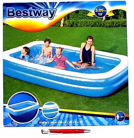 Pripučiamas Baseinas Bestway 305x183x46 cm, Mėlynas 54150 9805