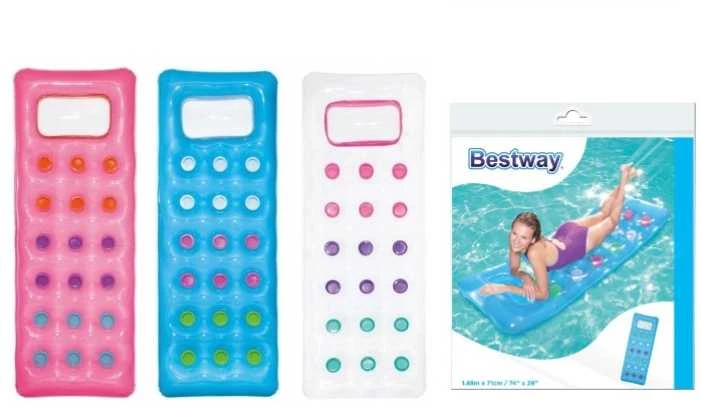 Bestway 43040 plūduriuojantis gaminys baseinui / paplūdimiui Mėlyna, Oranžinė Plūduriuojantis čiužinys Vinilas
