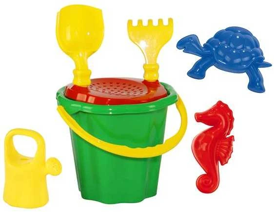 Tupiko Bączek Verpimas Smėlio komplektas, didelis kibiras, formos, grėblys