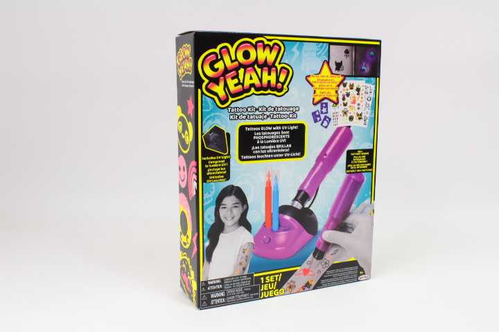 JAKKS PACIFIC TATTOO MACHINE su trafaretais