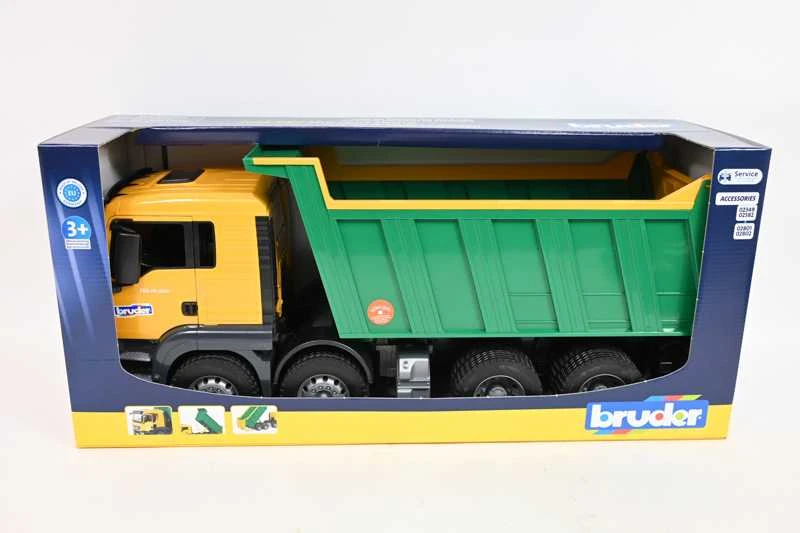 BRUDER 1:16 MAN TGS savivartis sunkvežimis, 03766