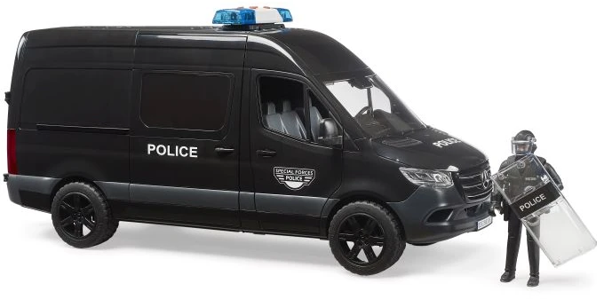 Bruder Ata BRUDER policijos autobusiukas MB Sprinter Police Special Forces, 02685