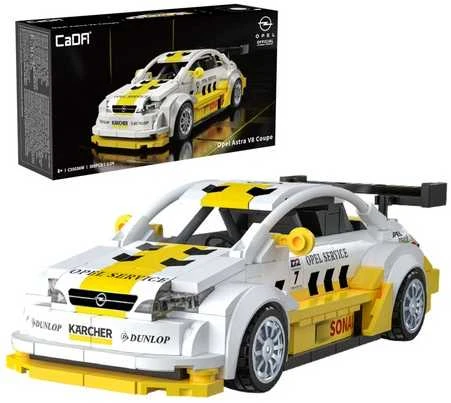 CaDA konstruktoriaus kaladėlės lenktyniniam automobiliui „Opel Astra V8 Coupe DTM“ – 305 detalės