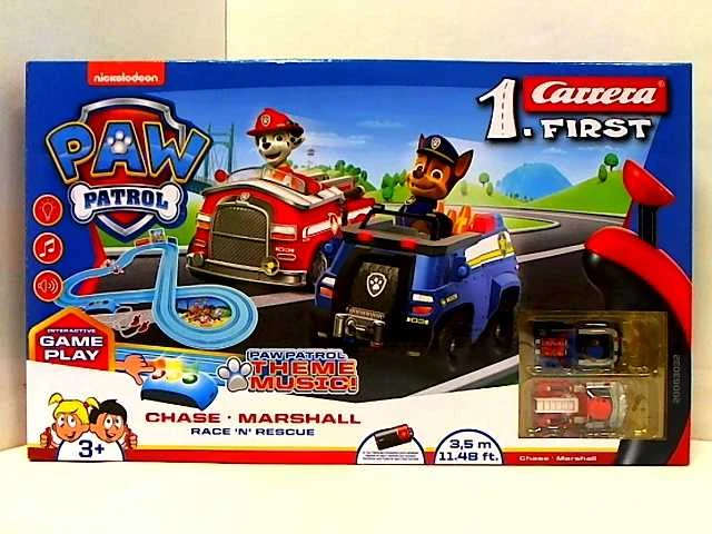 Milly Mally Carrera Pirmieji Paw Patrol lenktynės ir gelbėjimas 3,5 mėn.