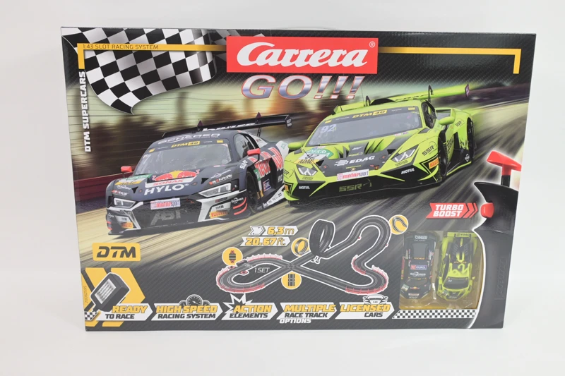 Žaislinės lenktyninės trasos rinkinys Carrera GO!!! DTM 6,3 m