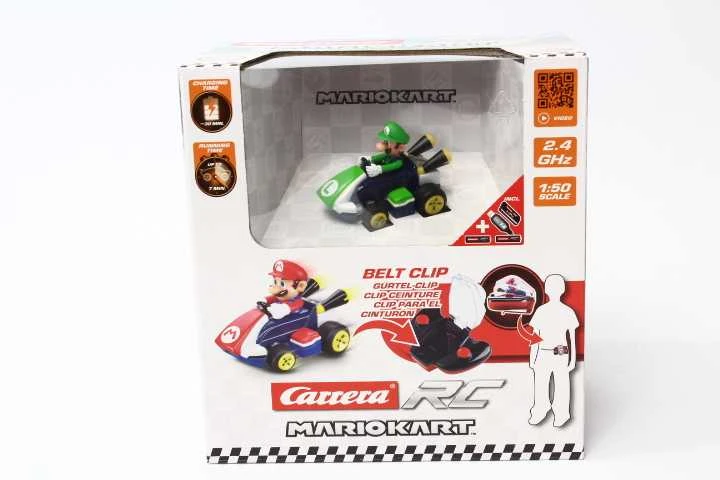 Nuotoliniu būdu valdomas mini RC Mario Kart Luigi 2.4 Carrera, 370430003P