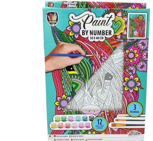 Icom Ccg Mz Import CCG drobės dažai pagal skaičius vienaragis 150102 77642