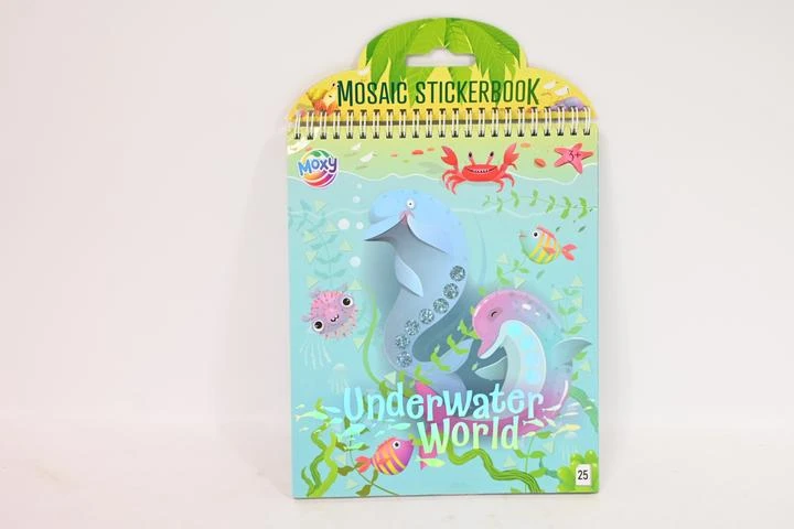 „Moxy“ – prabangi mozaikinė lipdukų knygelė – povandeninis pasaulis (100131)