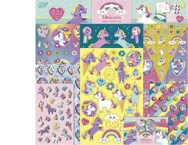 Zdesign TOTUM lipdukų rinkinys Unicorn, 071766
