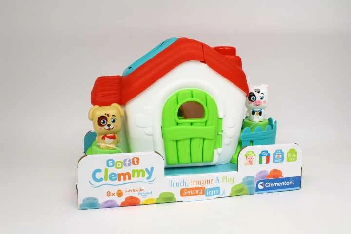 Kaladėlės Clementoni Clemmy Sensory Farm 17767, 8 vnt.