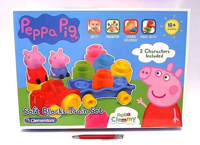 Clementoni Vaikštynė-stumdukas Clemmy Peppa Pig traukinukas