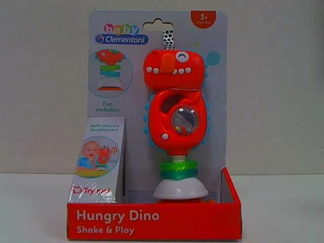 Clementoni Hungry Dino barškutis pakuotėje