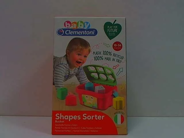 Kūdikis Clementoni: formų ir spalvų krepšelis