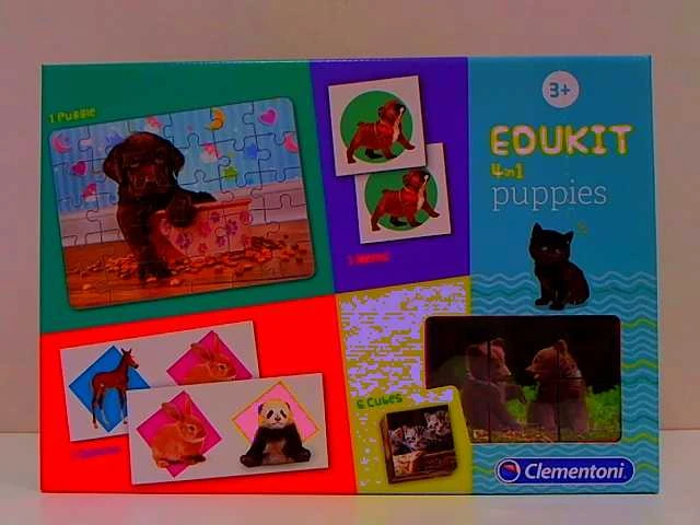 Gyvūnų edukacinis rinkinys 4 in 1 Clementoni 18071