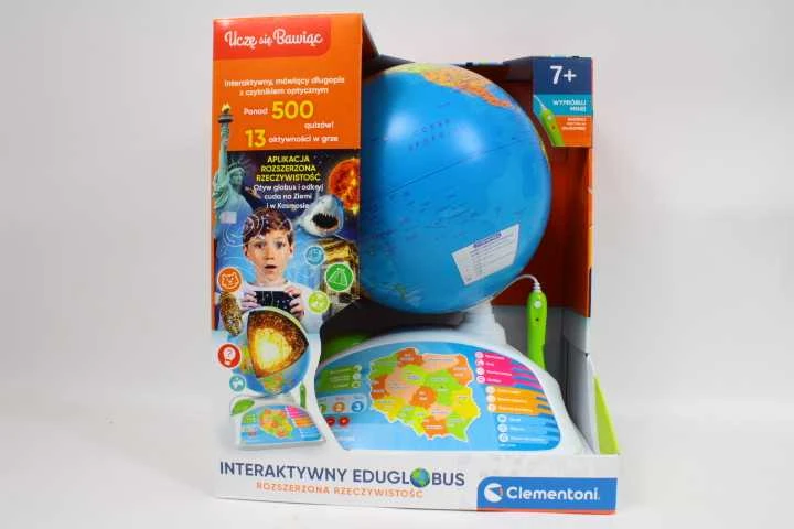 Exploreglobe CLEMENTONI 50847 CLM interaktyvus gaublys, lenkų k.