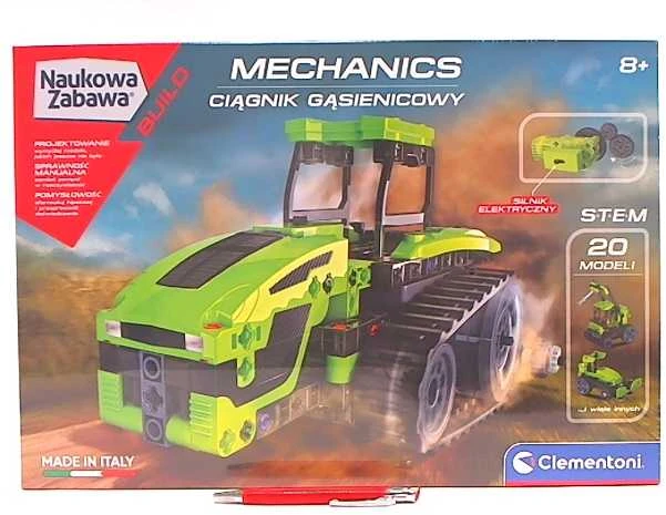 Mechanikos laboratorija – Vikšrinis traktorius – Clementoni 50689 konstravimo rinkinys