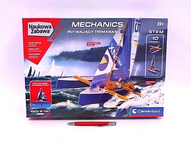 Mechanikos laboratorijos konstravimo rinkinys – plūduriuojantis Trimaranas – Clementoni 50698