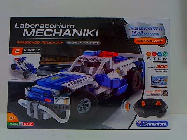 Statybinis rinkinys - policijos automobilis su nuotolinio valdymo pultu - Clementoni 50124