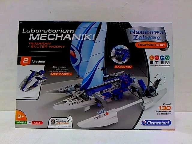 Clementoni Statybinis rinkinys Mechanikos laboratorija Trimaranas ir vandens motociklas