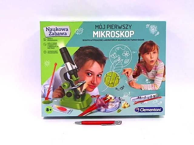 Moksliniai linksmybės, mano pirmasis mikroskopas - Clementoni