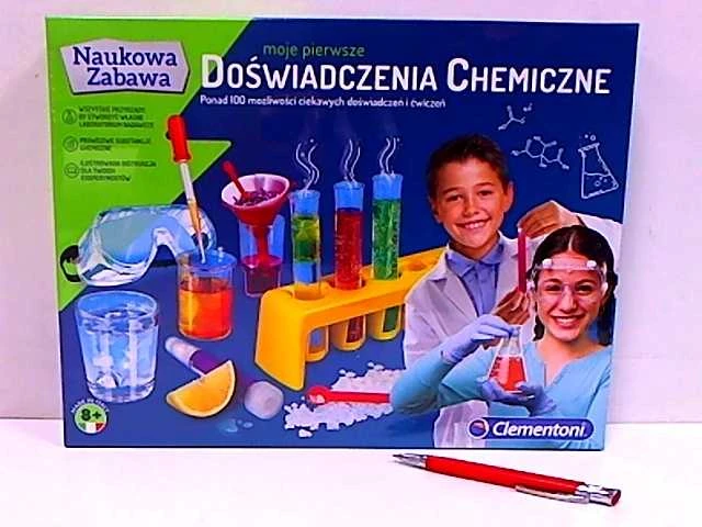 Žaidimas Clementoni pirmieji cheminiai eksperimentai 60774