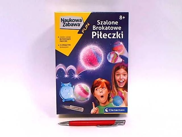 Mokslinė laboratorija Clementoni 50702: žėrintys kamuoliukai vaikams