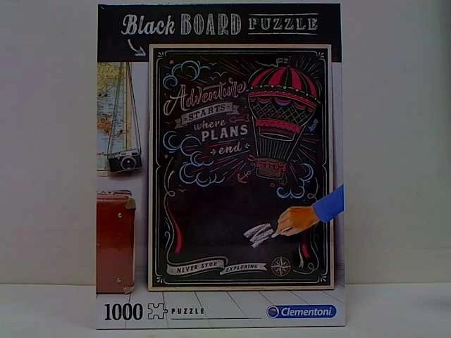 Clementoni dėlionė 1000 vienetų - Juodas Board Travel