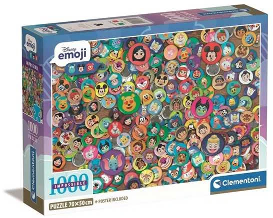 Clementoni Dėlionė 1000 vnt. - Disney Emoji